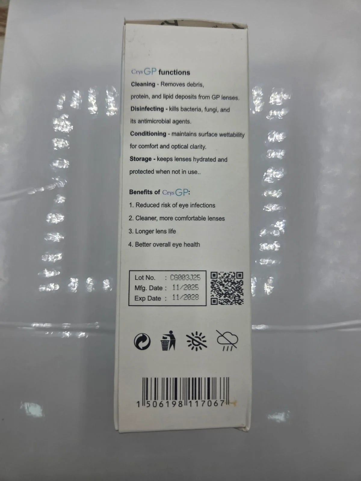 Crys GP – Hard Contact Lens Solution