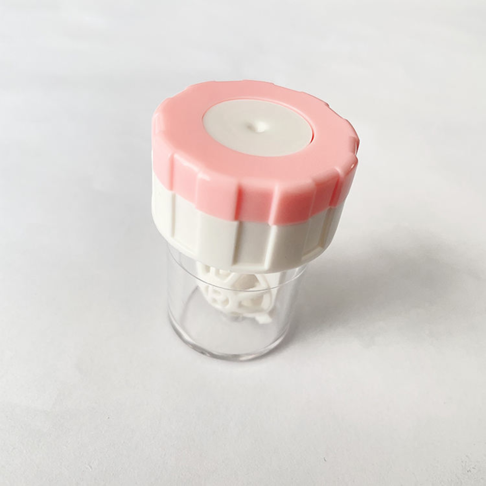 Contact Lens Cleaner Case Manual Rotary Lens