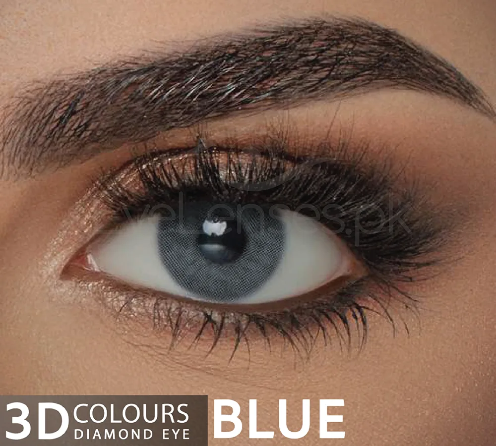 Blue Diamond Eye – 3D Color