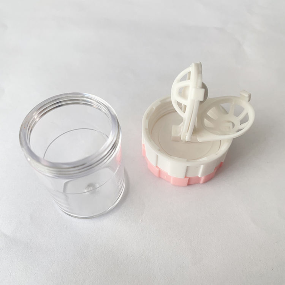Contact Lens Cleaner Case Manual Rotary Lens