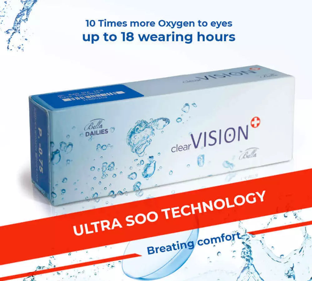 Bella Clear Vision – Dailies(15 Pairs)