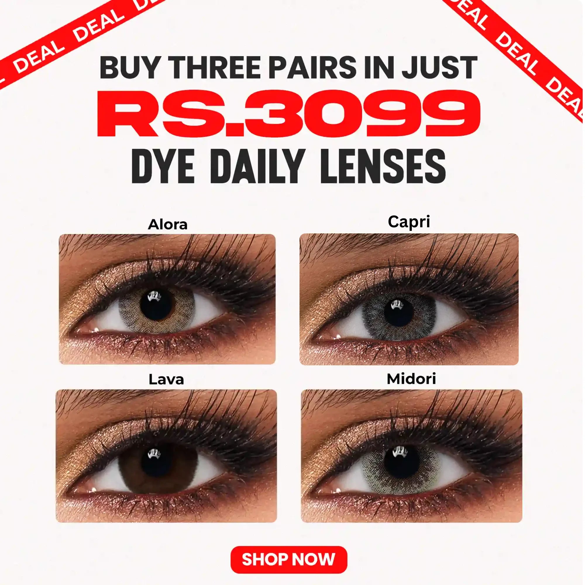 Dress Your Eye – Deal Buy Three pairs in Just Rs 3099