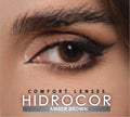 Amber Brown Hidrocor – Comfort Lenses