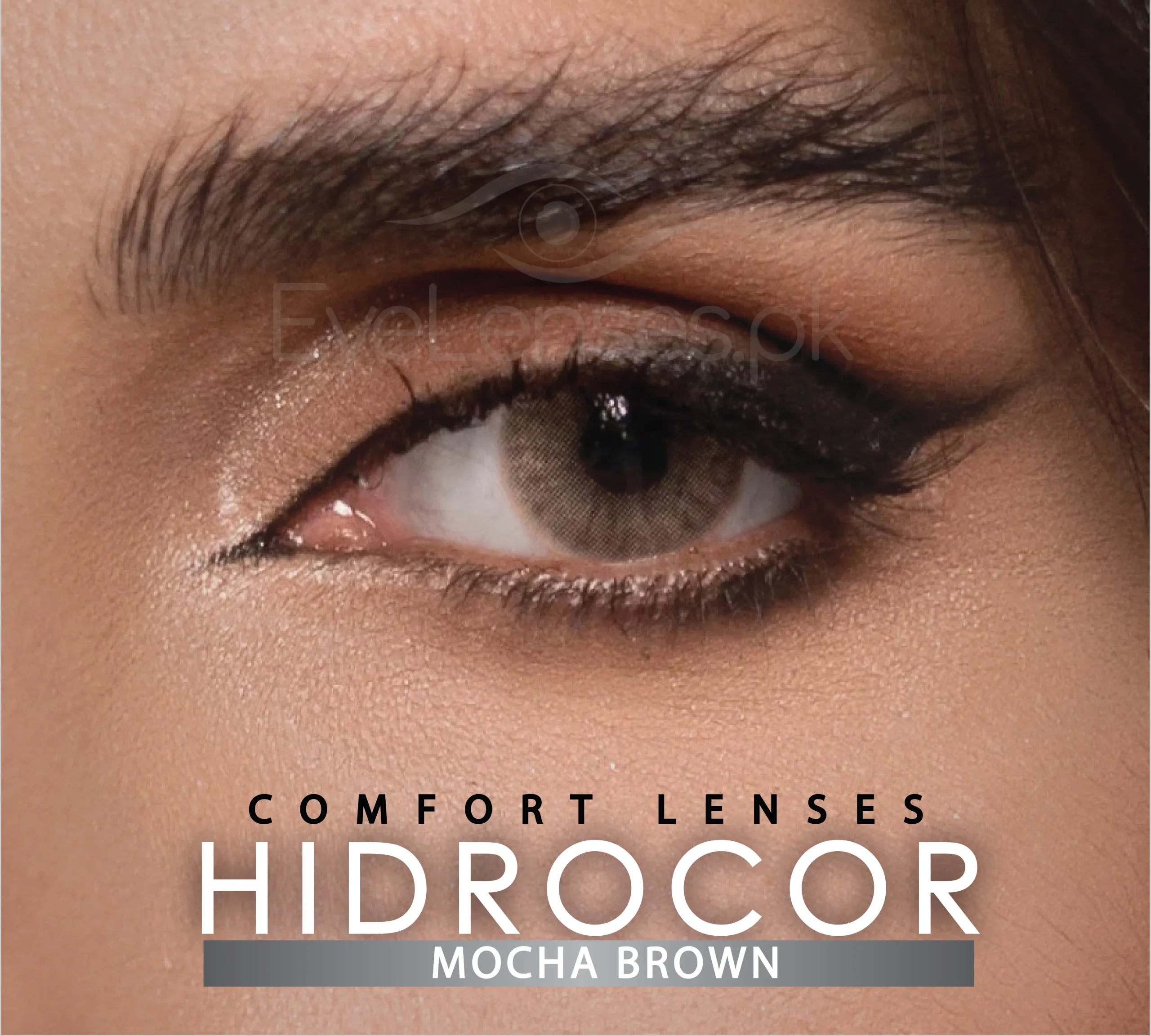 Mocha Brown Hidrocor – Comfort Lenses