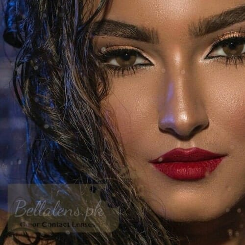 Buy Bella Brown Shadow Eye Contact Lenses in Pakistan - Diamond Collection - Bellalens.pk