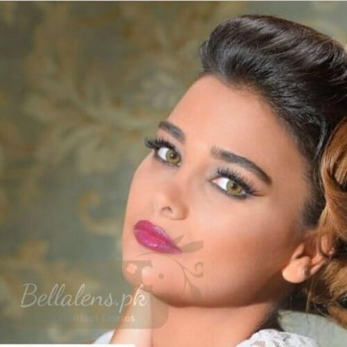 Buy Bella Caribbean Green Eye Contact Lenses in Pakistan - Diamond Collection - Bellalens.pk