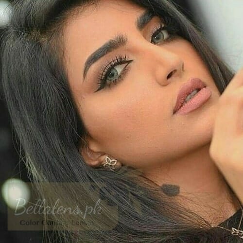 Buy Bella Gray Green Eye Contact Lenses in Pakistan - Diamond Collection - Bellalens.pk