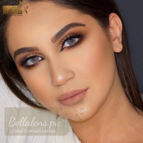 Buy Bella Cloudy Gray Eye Contact Lenses in Pakistan - Elite Collection - Bellalens.pk