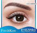 Dark Brown Prosthetic/IRIS Lens Freshkon for Damage eye
