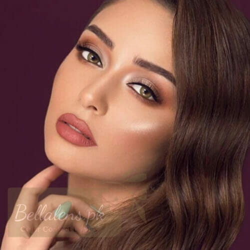Buy Bella Natural Green Yellow Contact Lenses in Pakistan - Natural Collection | BellaLens.pk