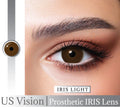 Light Brown Prosthetic/IRIS Lens Us Vision for Damage eye