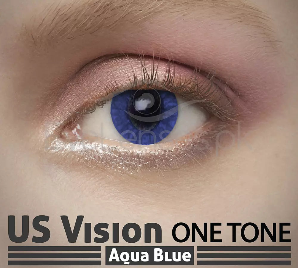 Aqua Blue One Tone – US Vision Lense