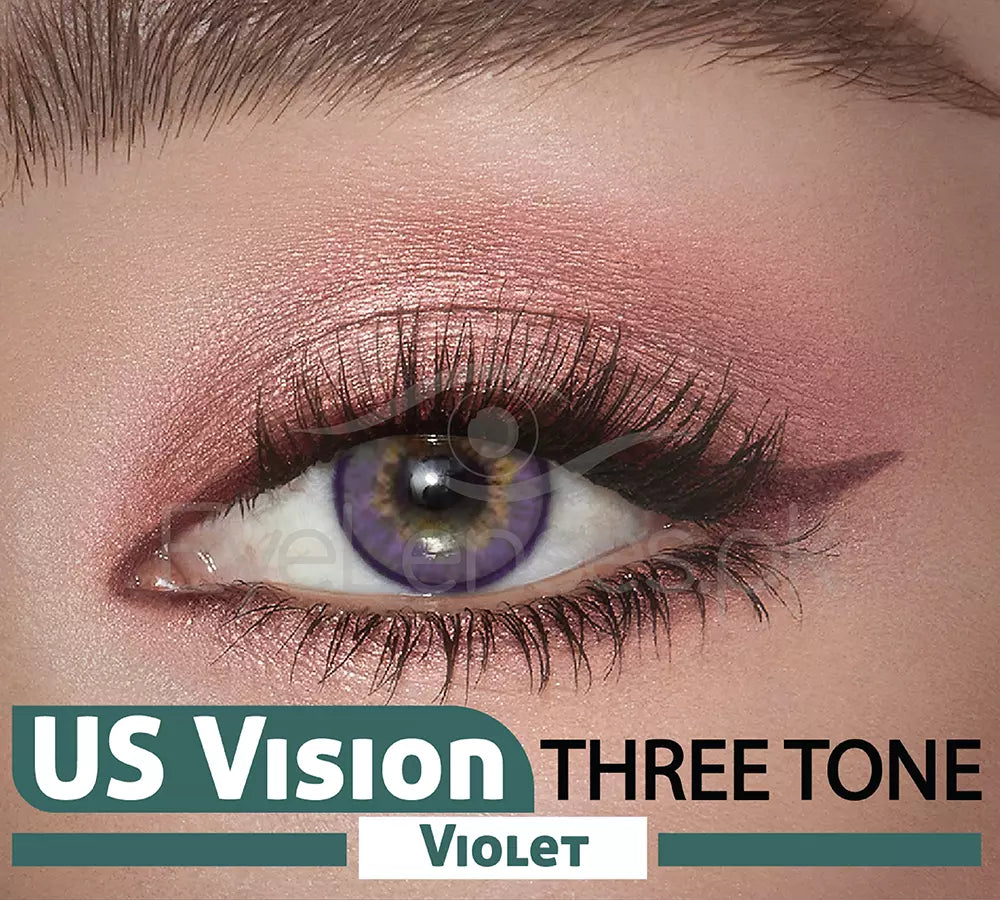 Violet – Three Tone US Vision Lense