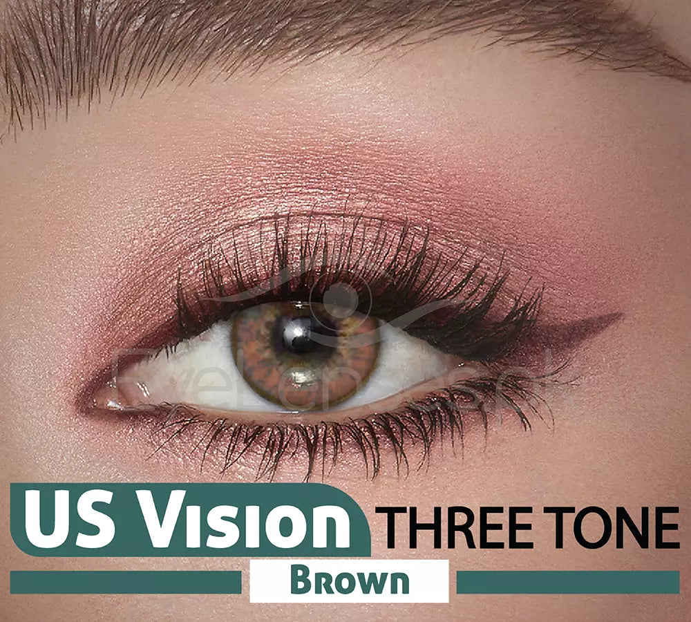 Brown Three Tone – US Vision Lense