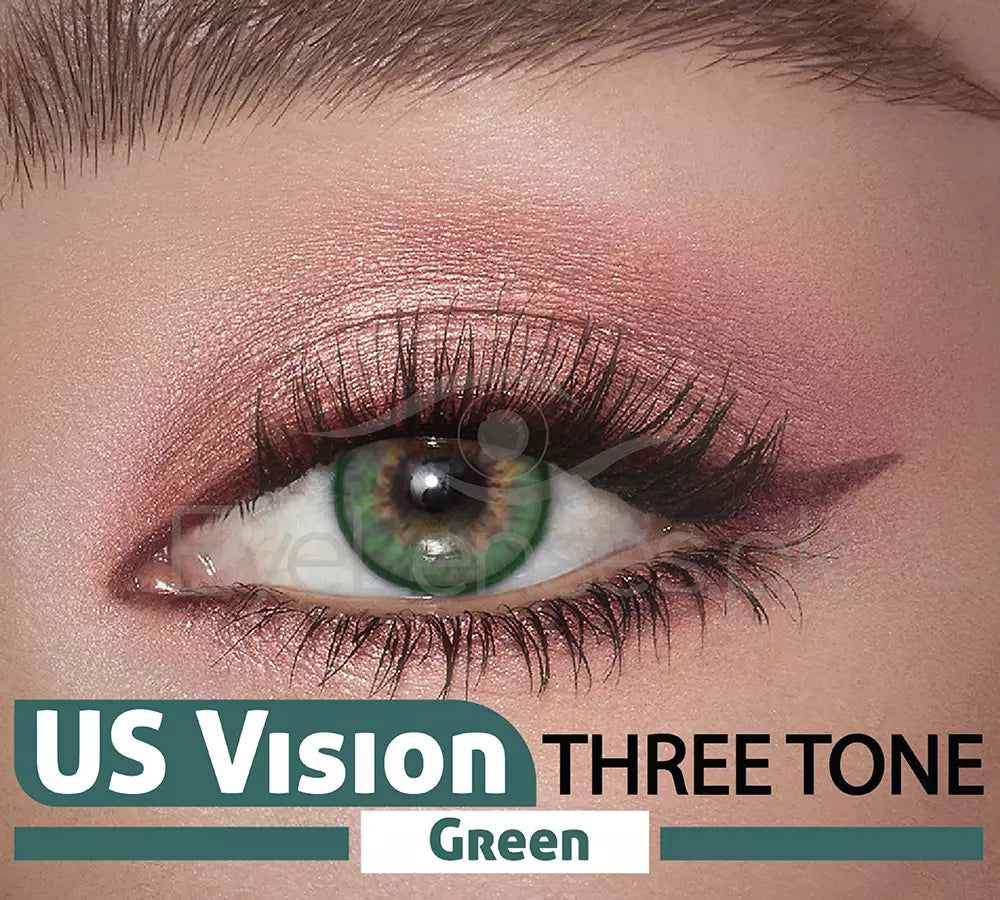 Green Three Tone – US Vision Lense