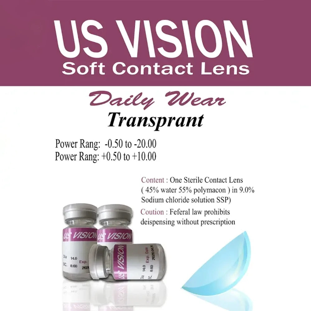 Daily Wear Transparent- US Vision