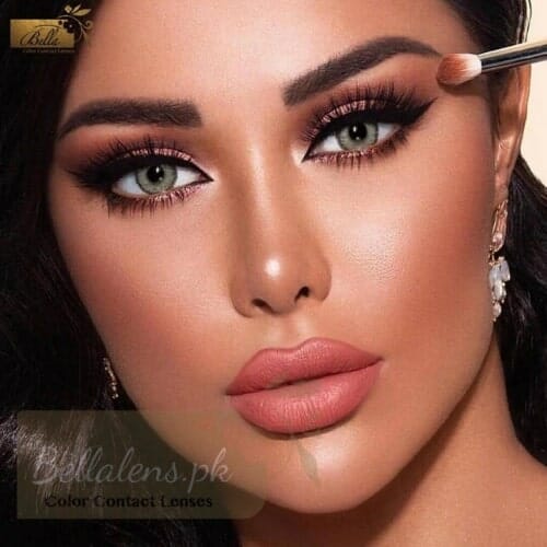 Buy Bella Husky Gray Green Contact Lenses in Pakistan - Glow Collection - Bellalens.pk