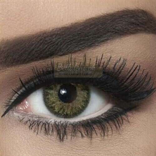 Buy Bella Natural Green Yellow Contact Lenses in Pakistan - Natural Collection | BellaLens.pk